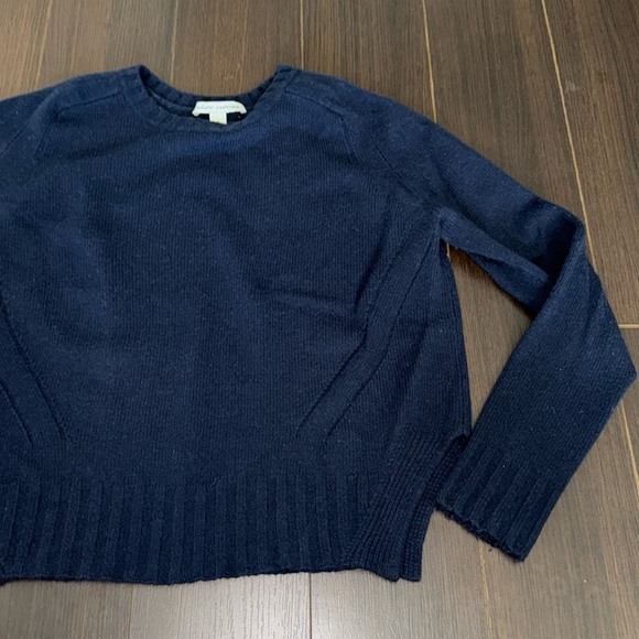 Autumn Cashmere Navy Blue Women's Sweater - Picture 7 of 8